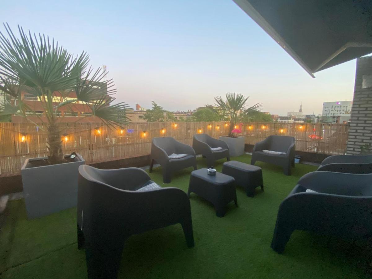 The Jungle - Duo Studio With Kingsize Terrace โกรนิงเงน ภายนอก รูปภาพ